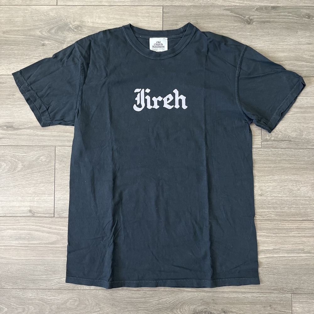 Old Church Basement Elevation Worship Jireh T Shirt Mens M Black Short Sleeve